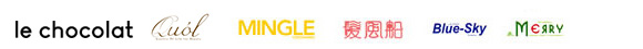 ブランド名：le-chocolat、Quol、MINGLE、髪風船、Blue-Sky、Merry